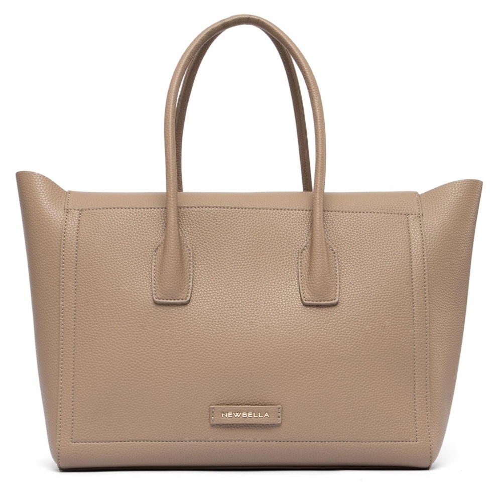 NEWBELLA Large Vegan Leather Tote Bag NWT